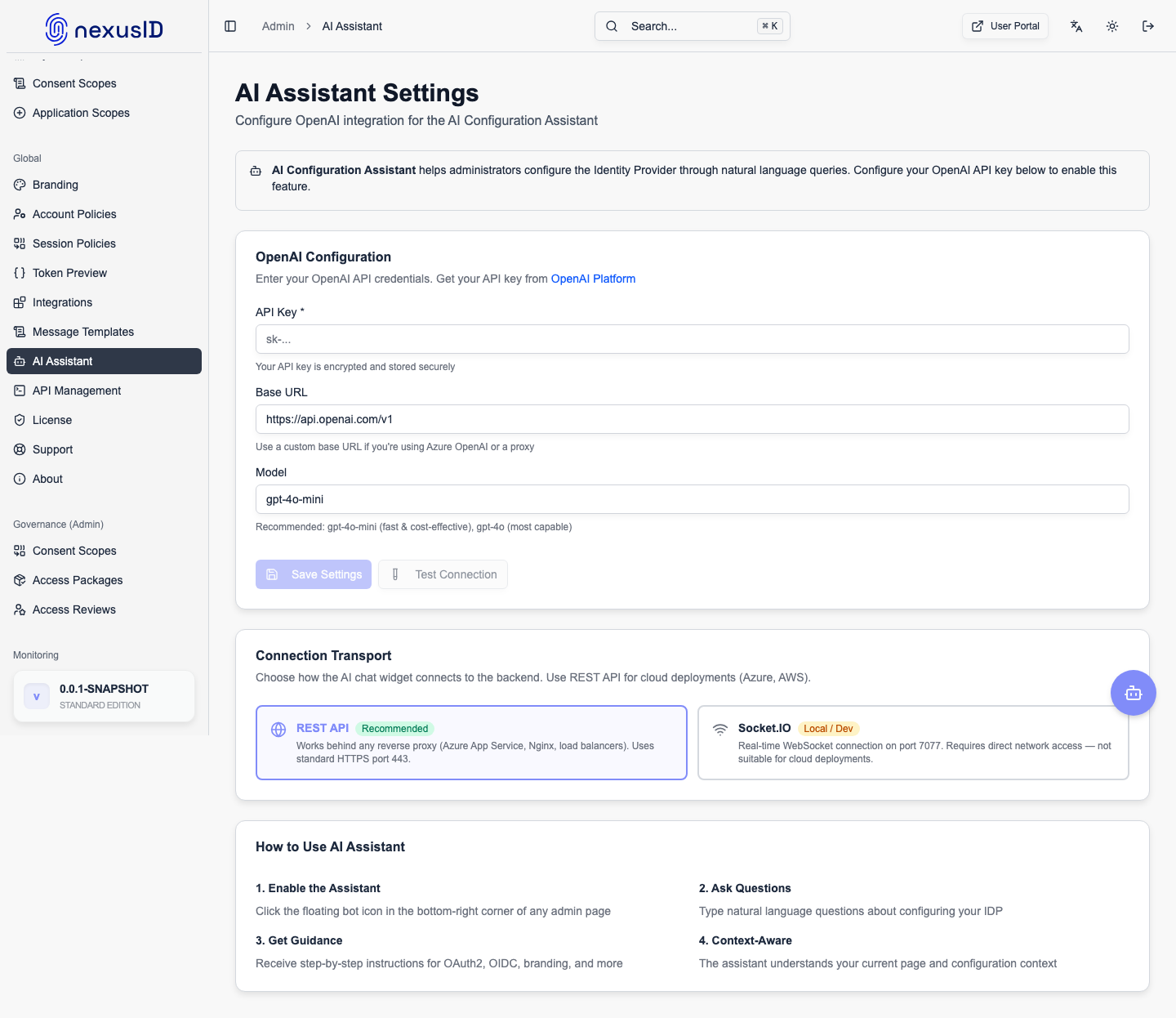AI Assistant Console