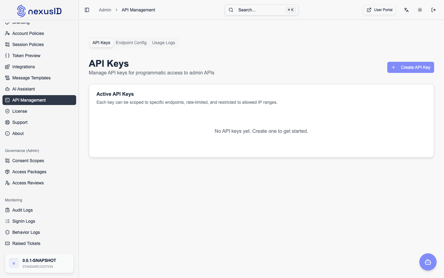 API Management Console