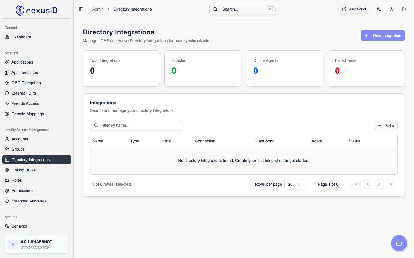 Directory integrations
